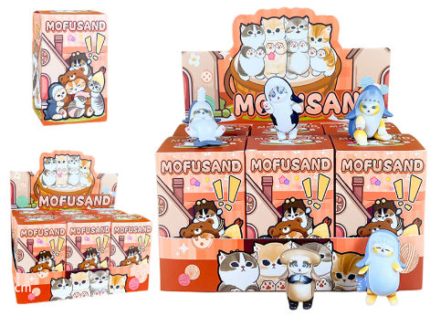 Mofusand Hippers Decorative Mini Figür Fsdm009-1
