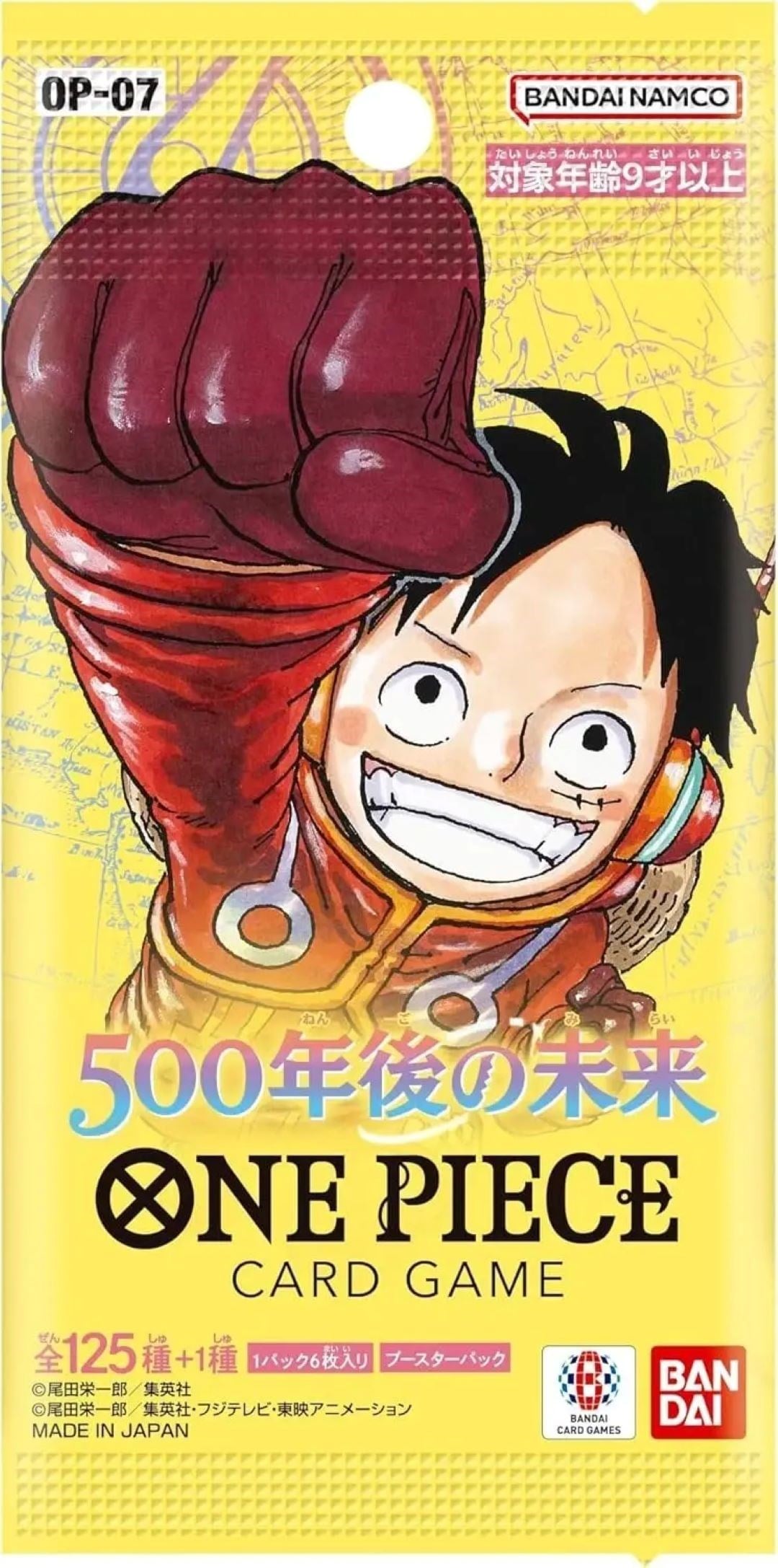 One Piece Kart Oyunu 500 Yil Gelecekte Op 07 Japonca Kart Pack