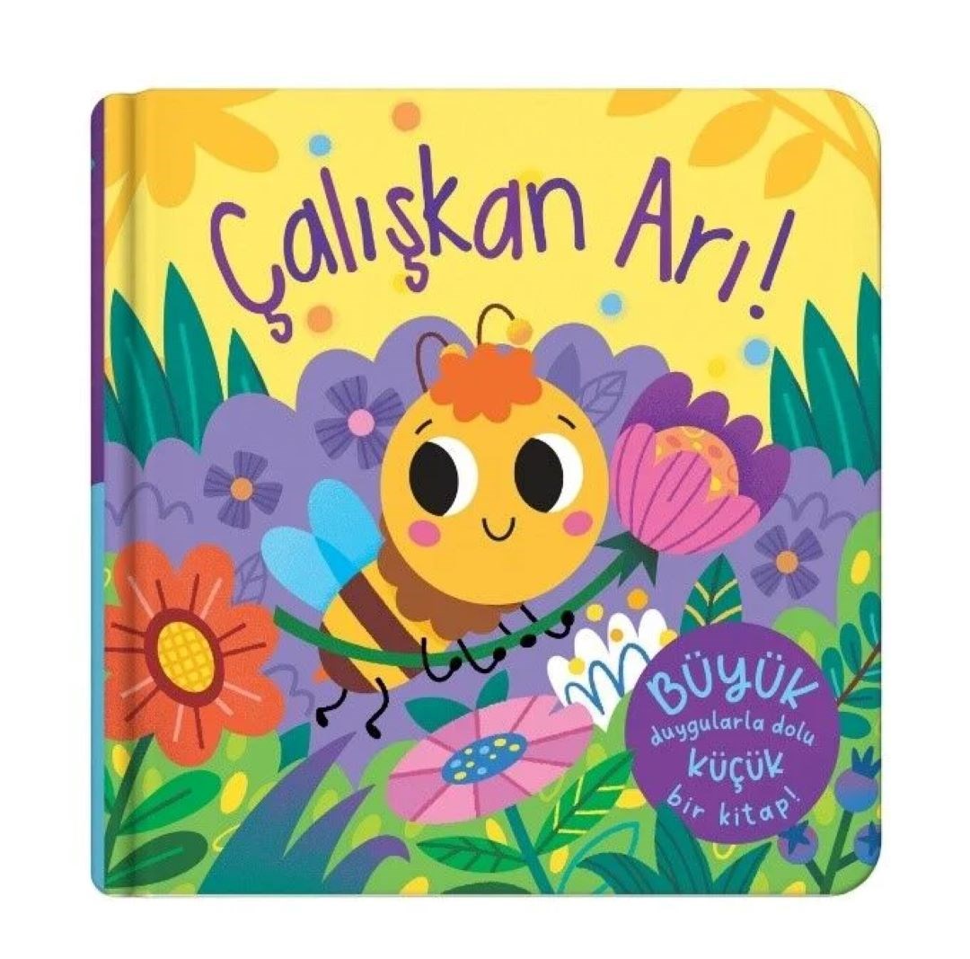 Parmak Kuklalı Kitap - Çalışkan Arı (Ciltli)