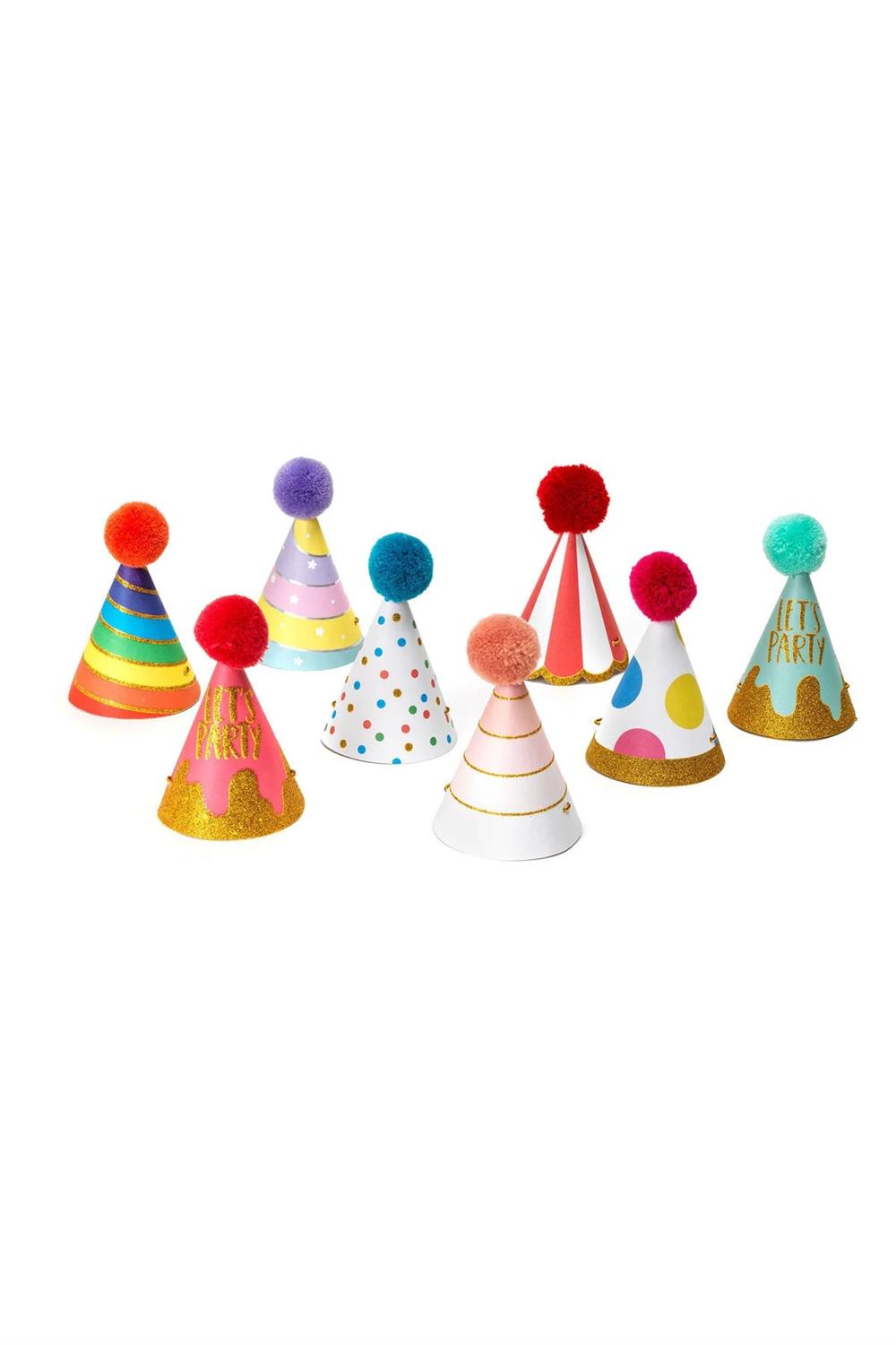 Parti Şapkaları 8'li Set