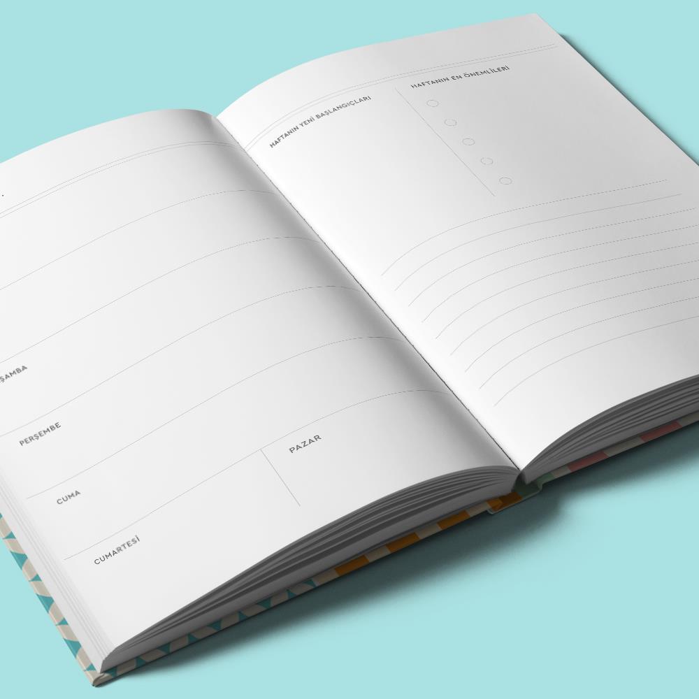 Plan Mini Tarihsiz Cep Ajandası Gece Mavisi