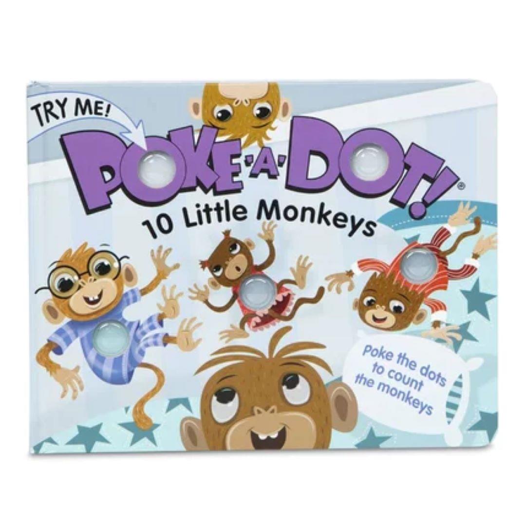 Poke A Dot Interaktıf Kıtap-10 Little Monkeys