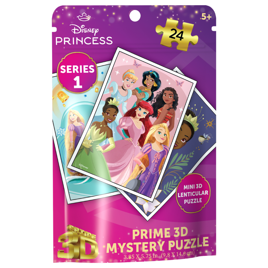 Princess Series 1 Prime 3D Mystery Puzzle 24 Parça