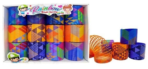 Rainbow Spring Colorful Geometric