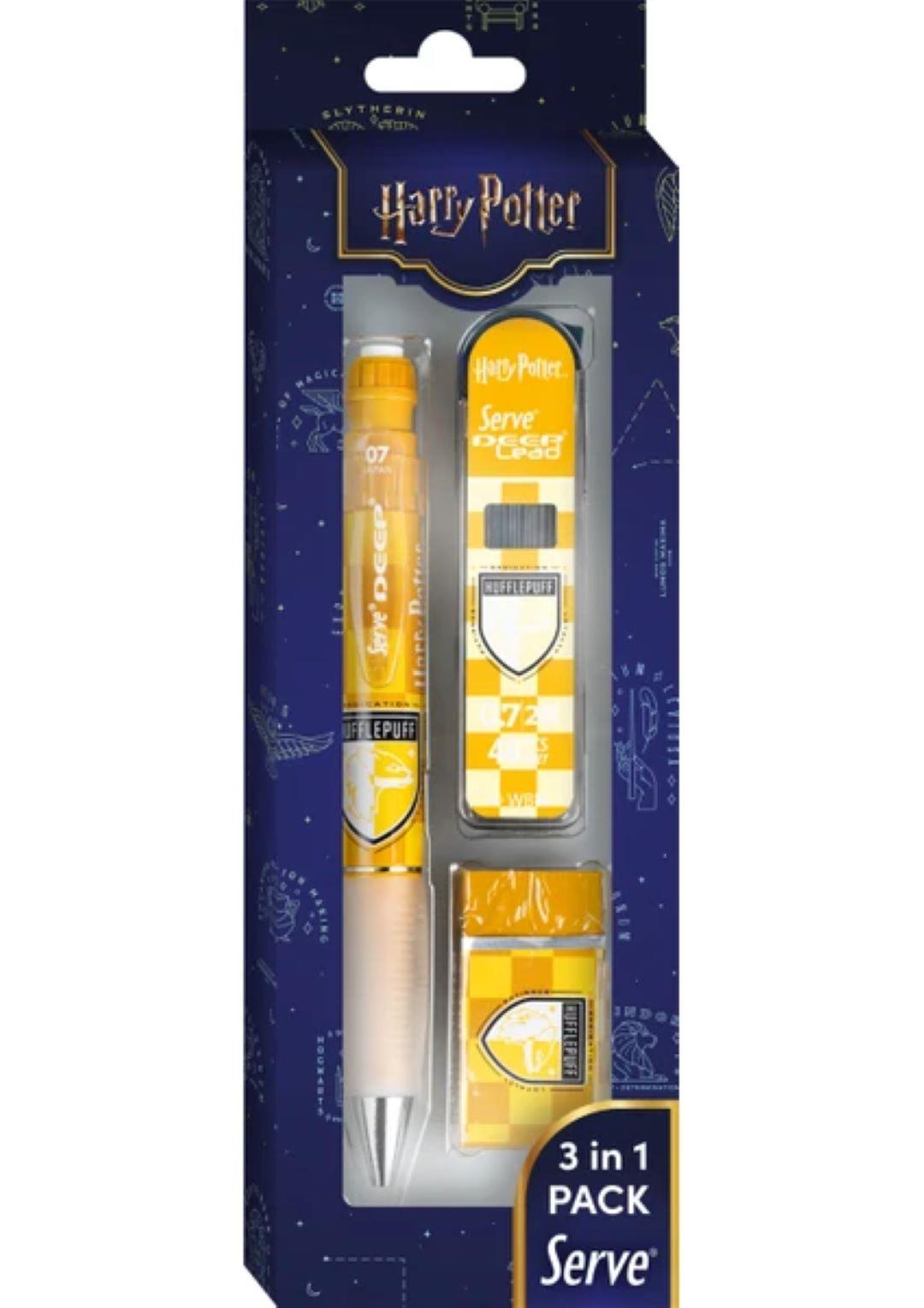 Serve Deep Damalı Harry Potter Hufflepuff 3'lü Set