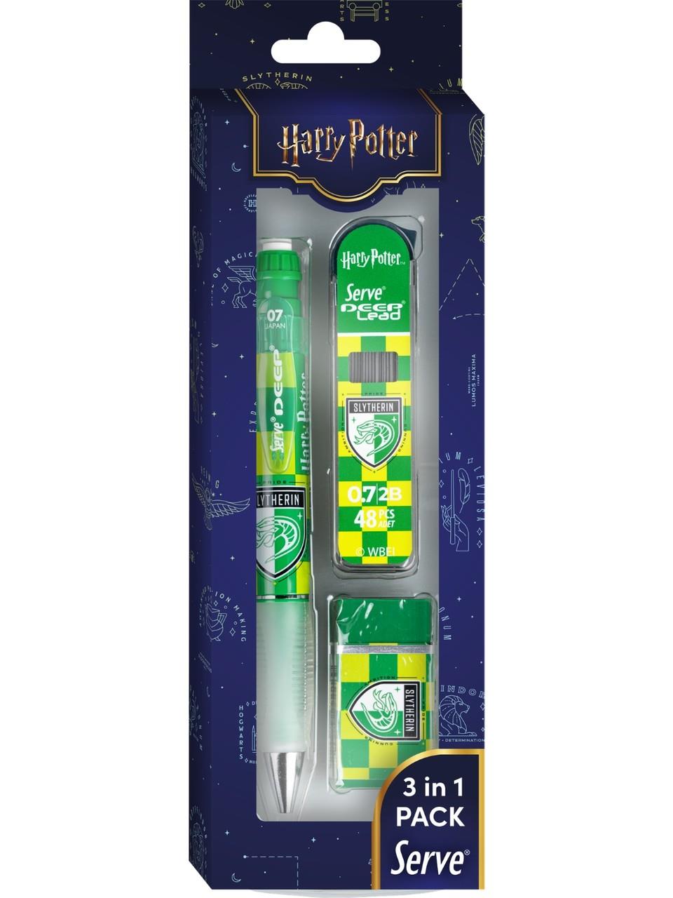 Serve Deep Damalı Harry Potter Slytherin 3'lü Set