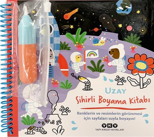 Sihirli Boyama Kitabı - Uzay (Ciltli)