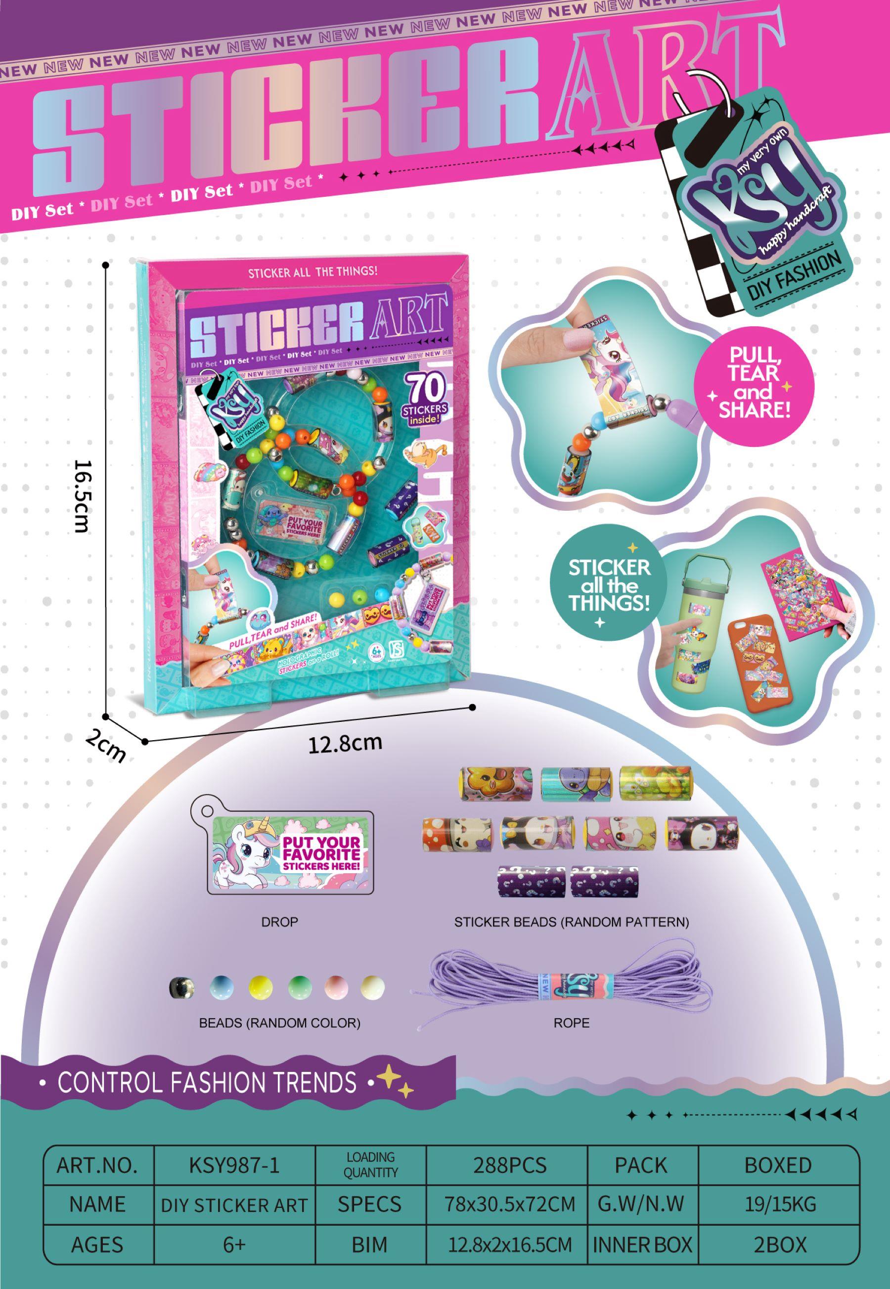 Sticker Art  Sticki Band Single Pack 70 Sticker / Ksy987-1