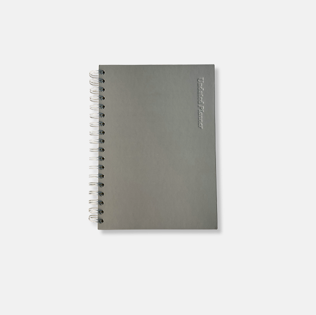 Süresiz Planlayıcı Ajanda Orman Yeşili Renk 90 Gr 17 × 24 Cm