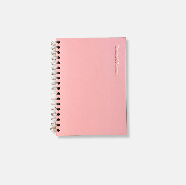 Süresiz Planlayıcı Ajanda Pudra Renk 90 Gr 17 × 24 Cm