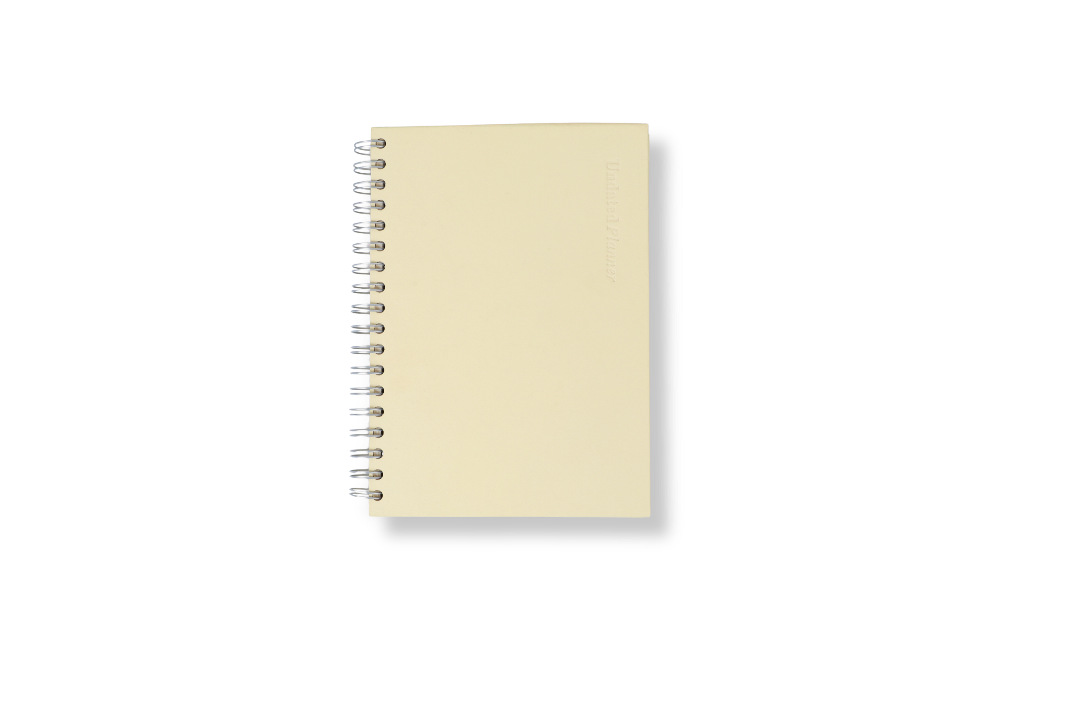 Süresiz Planlayıcı Ajanda Tereyağı Renk 90 Gr 17 × 24 Cm
