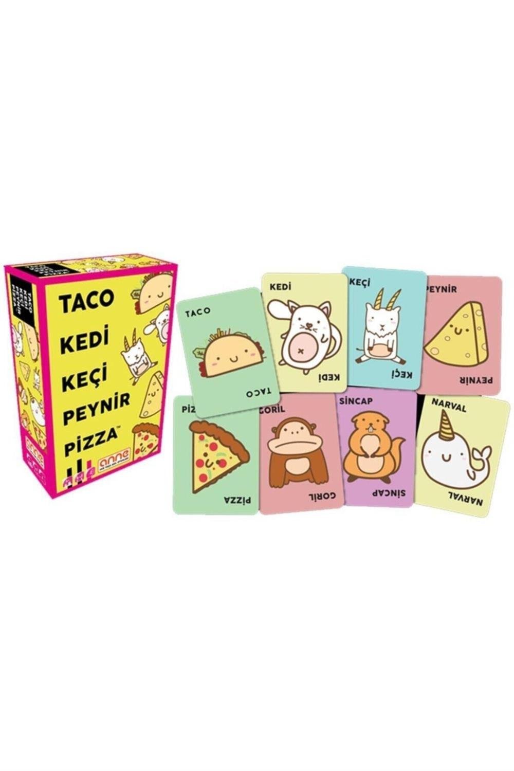 Taco Kedi Keçi Peynir Pizza - 8+yaş Akıl Oyunu