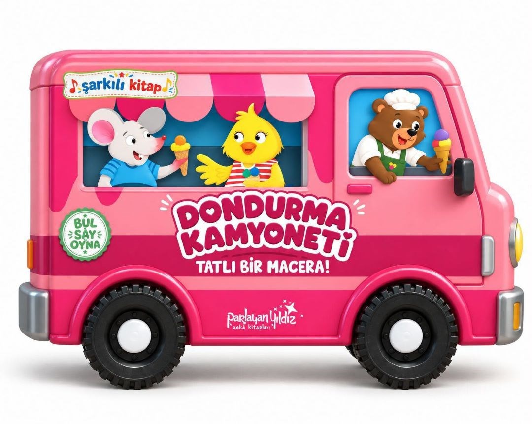 Tekerlekli Kitaplar Dondurma Kamyoneti