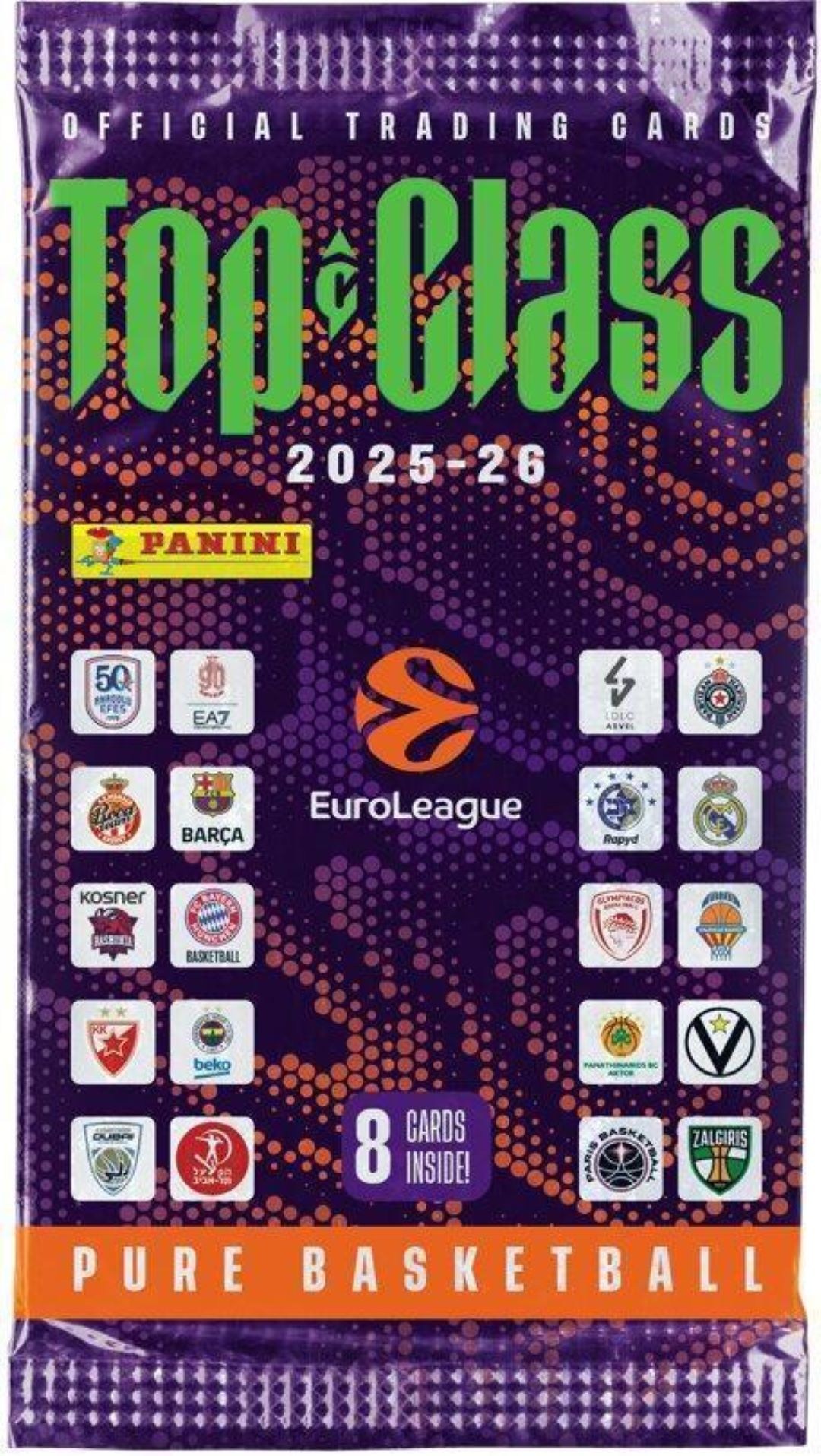 Top Class 2025-26 Euroleague Basketball Trading Card