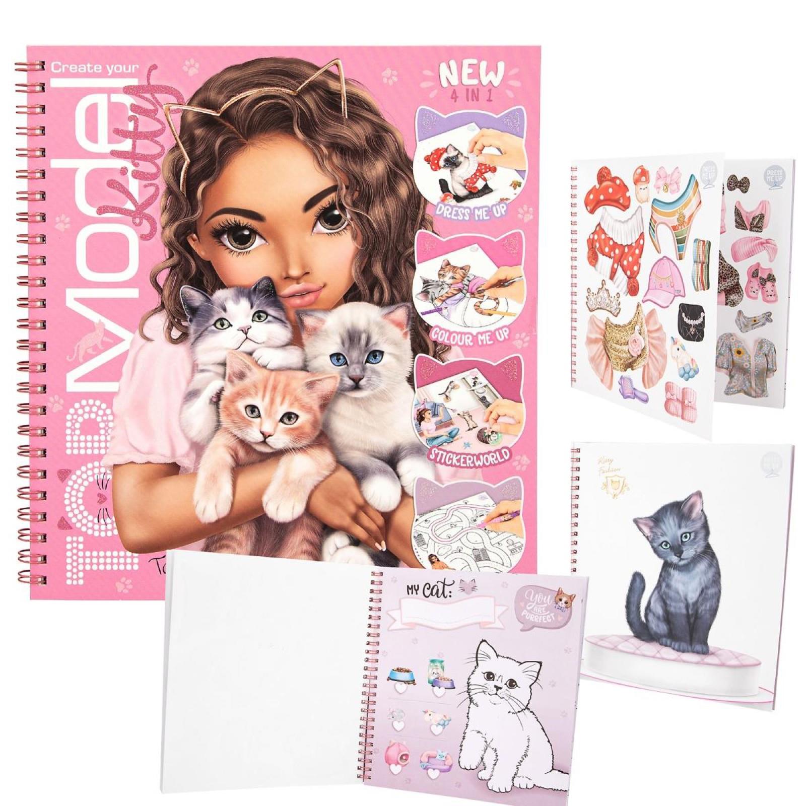 TOP Model Kitty Boyama Kitabı