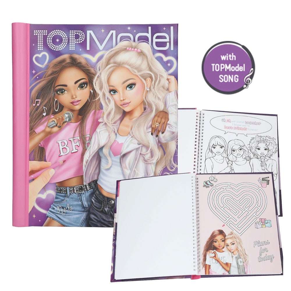 Topmodel Işıklı Sesli Boyama Kitabı 13722