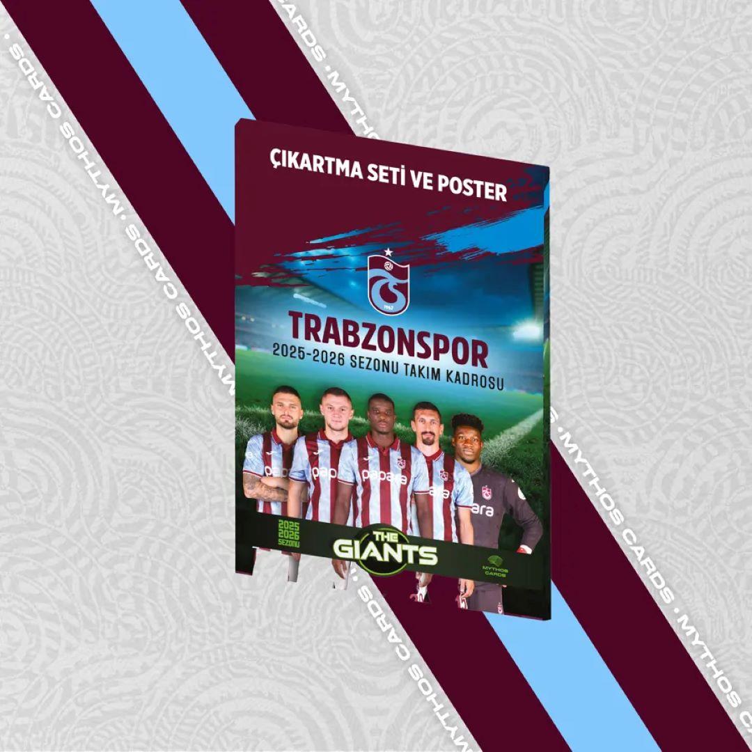 Trabzonspor The Giants 2025/26 Sezonu Dev Poster Ve Çıkartma
