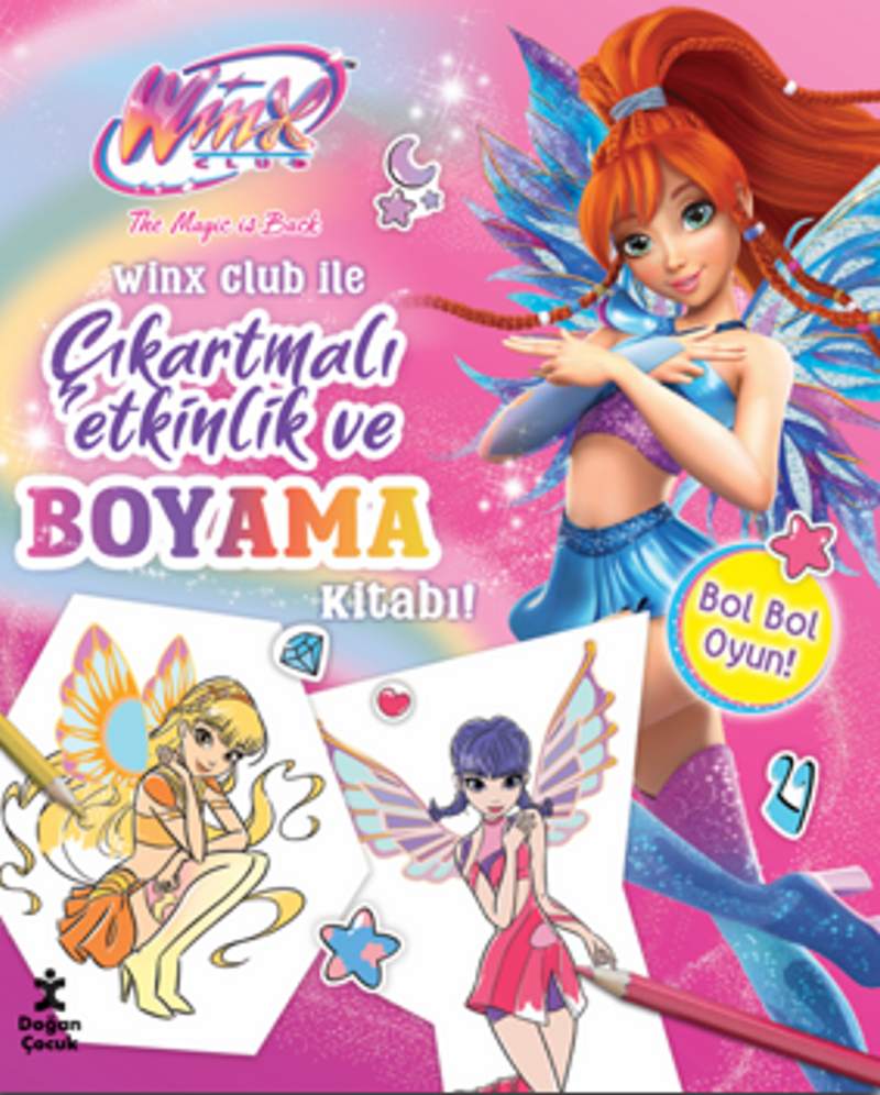 Wınx Club İle Çıkartmalı Etkinlik ve Boyama Kitabı