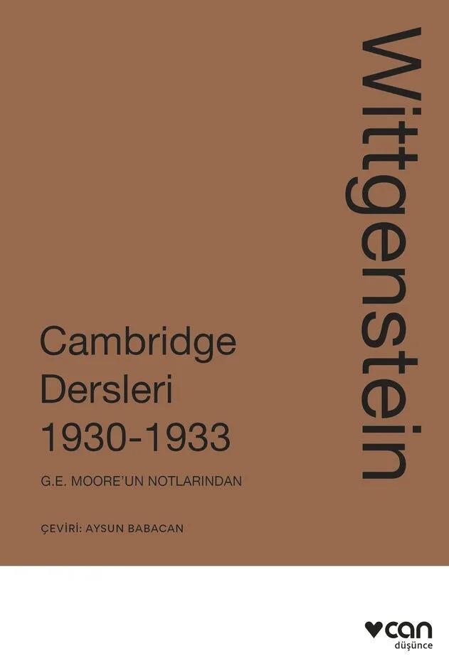 Wittgenstein Cambridge Dersleri 1930-1933
