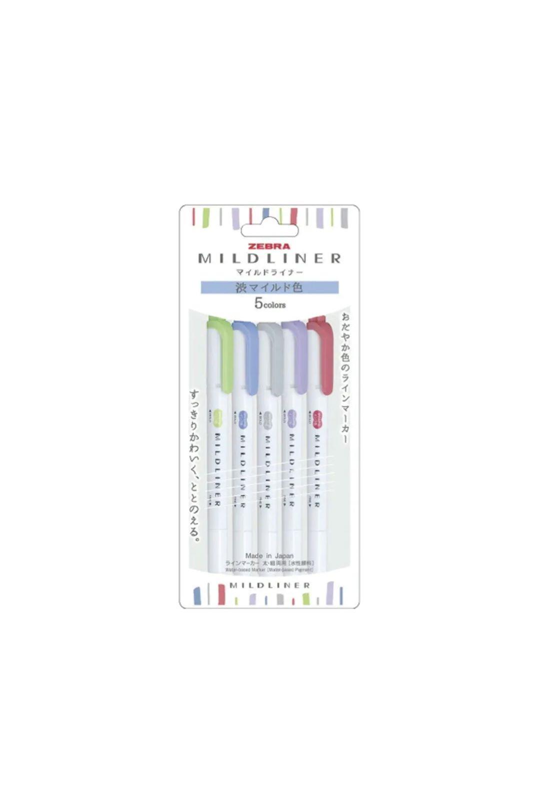 Zebra Mildliner 5C-Nc-N Set