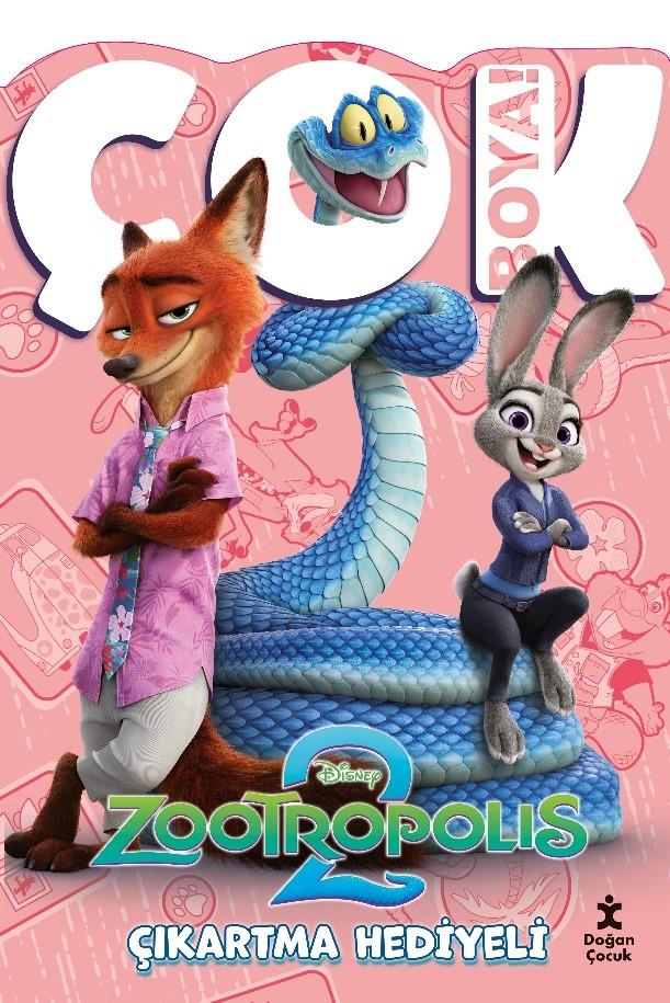 Zootropolis 2 - Çok Boya Çıkartmalı Dev Boyama Kitabı