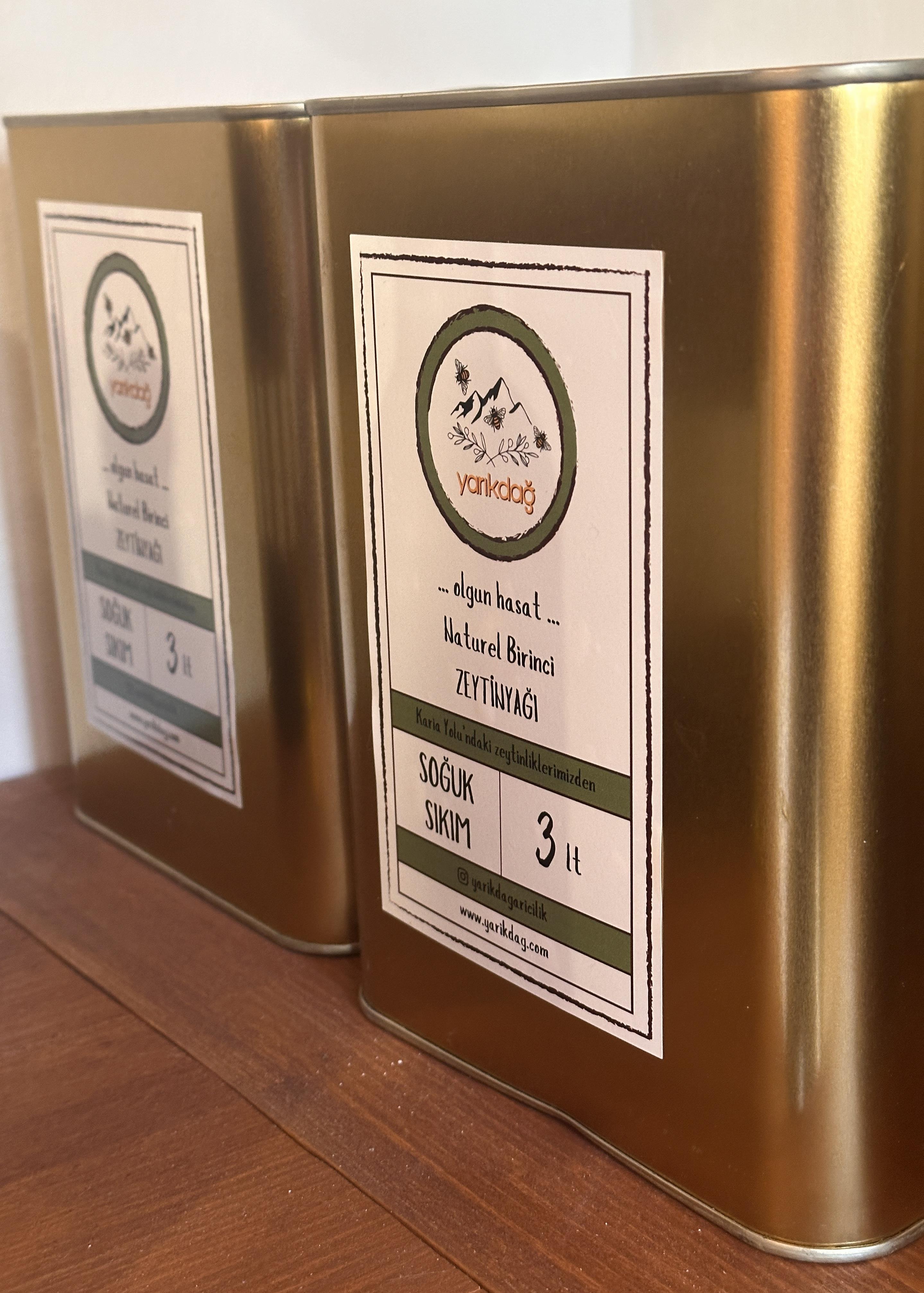 Soğuk Sıkım Naturel Birinci Zeytinyağı 3lt