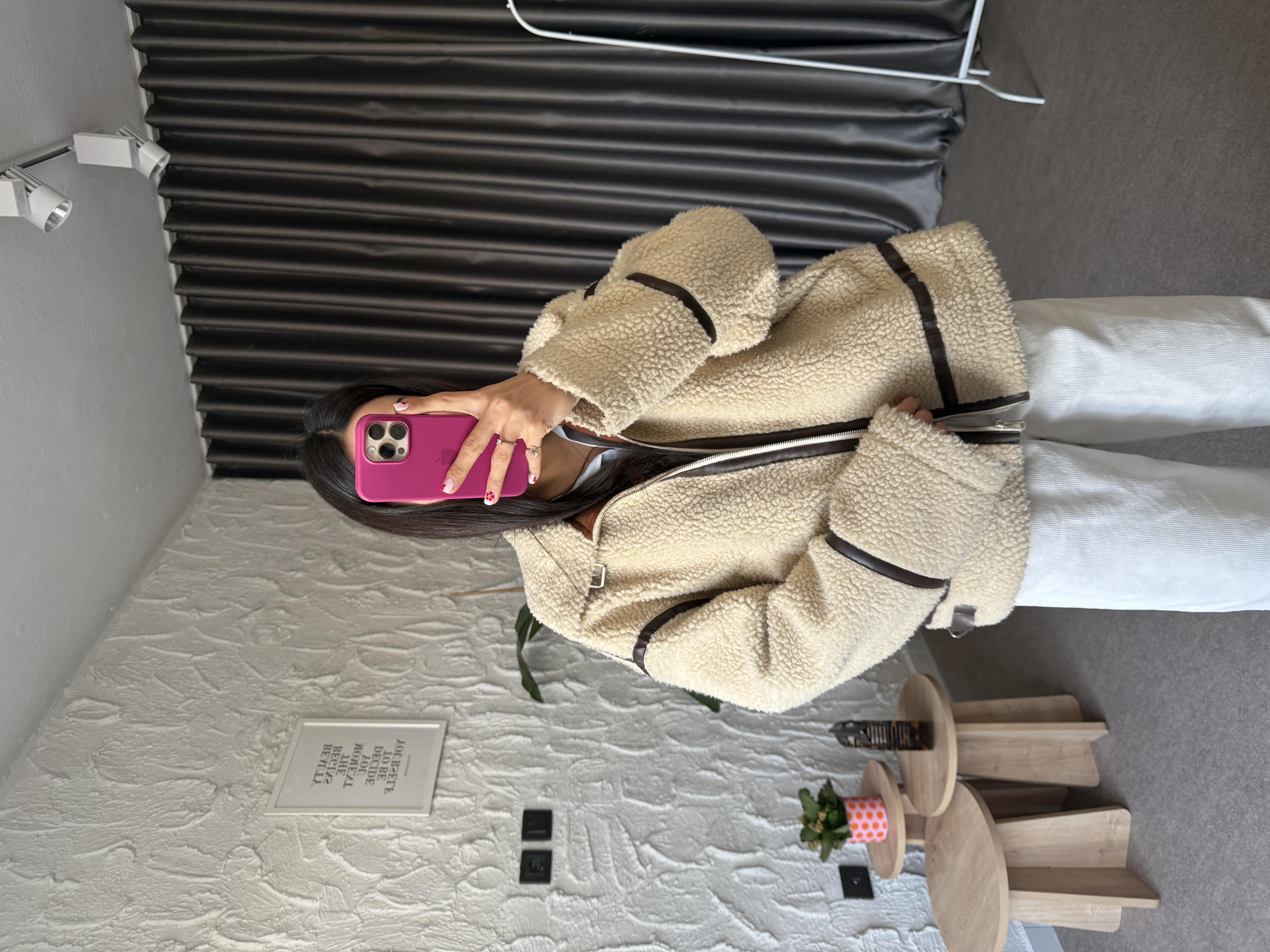 Maya Teddy Kürklü Ceket Mont