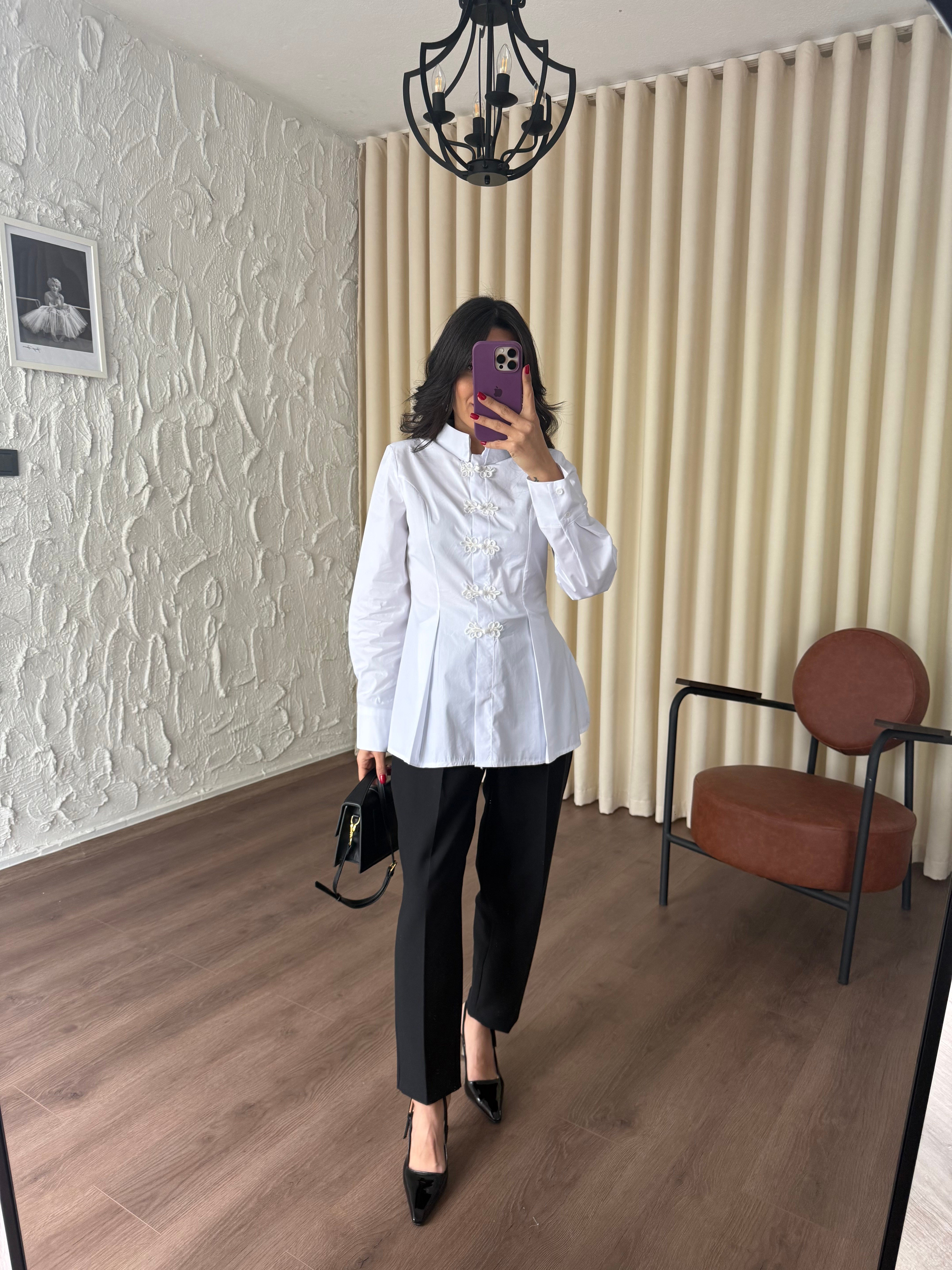 Napolyon Beyaz Gömlek