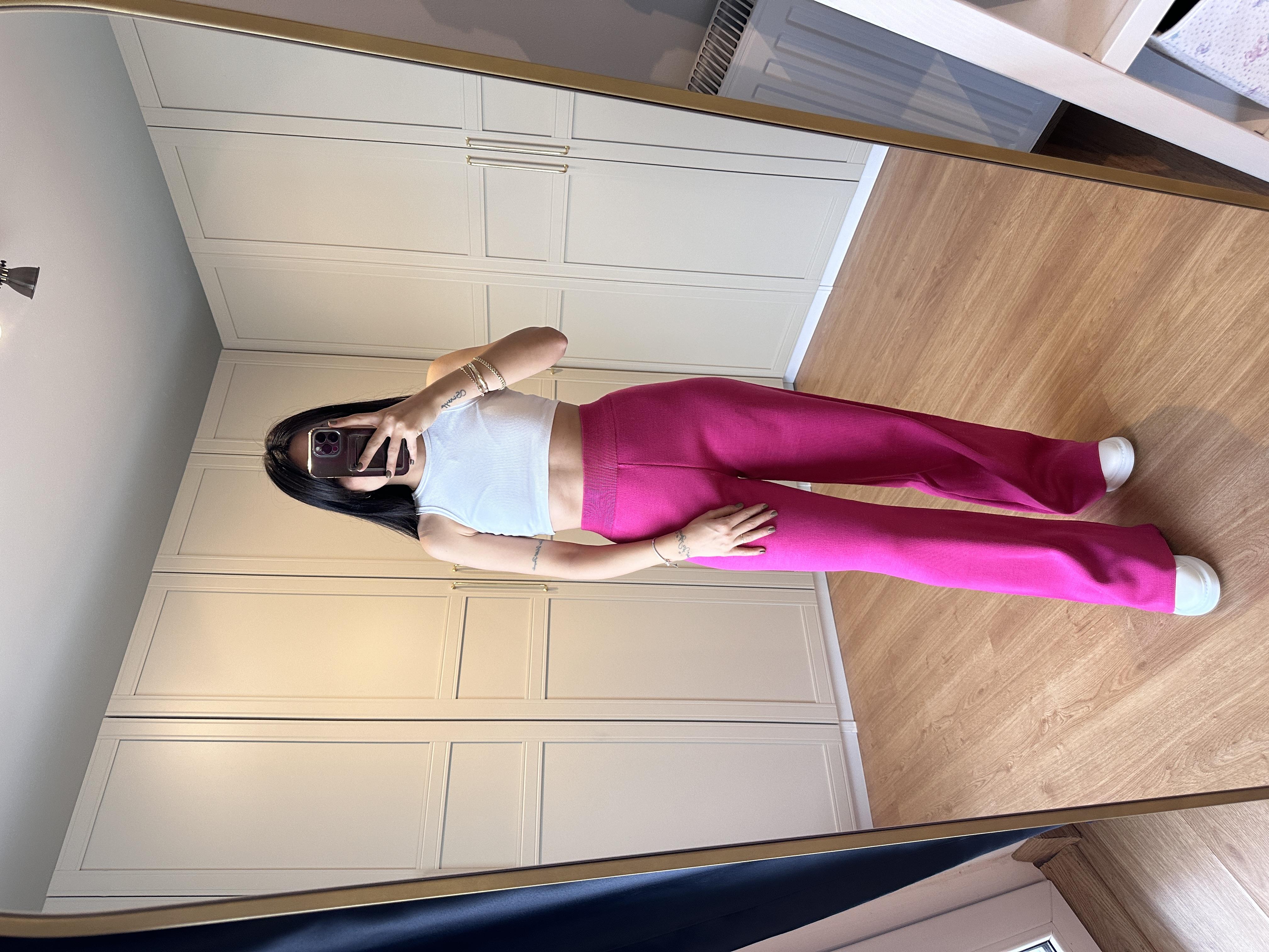 Pembe Triko Pantolon