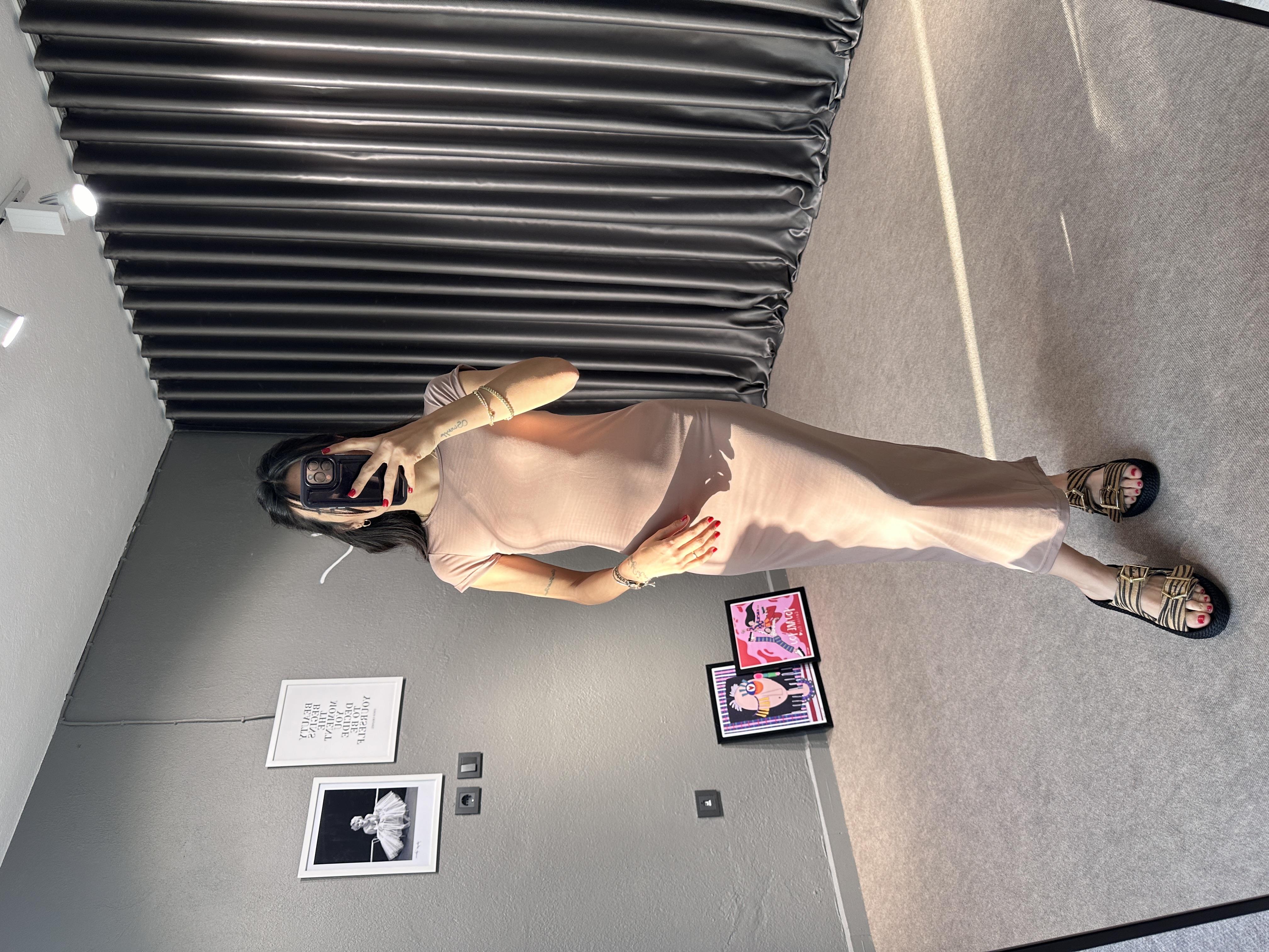 Sandy Vizon Midi Elbise