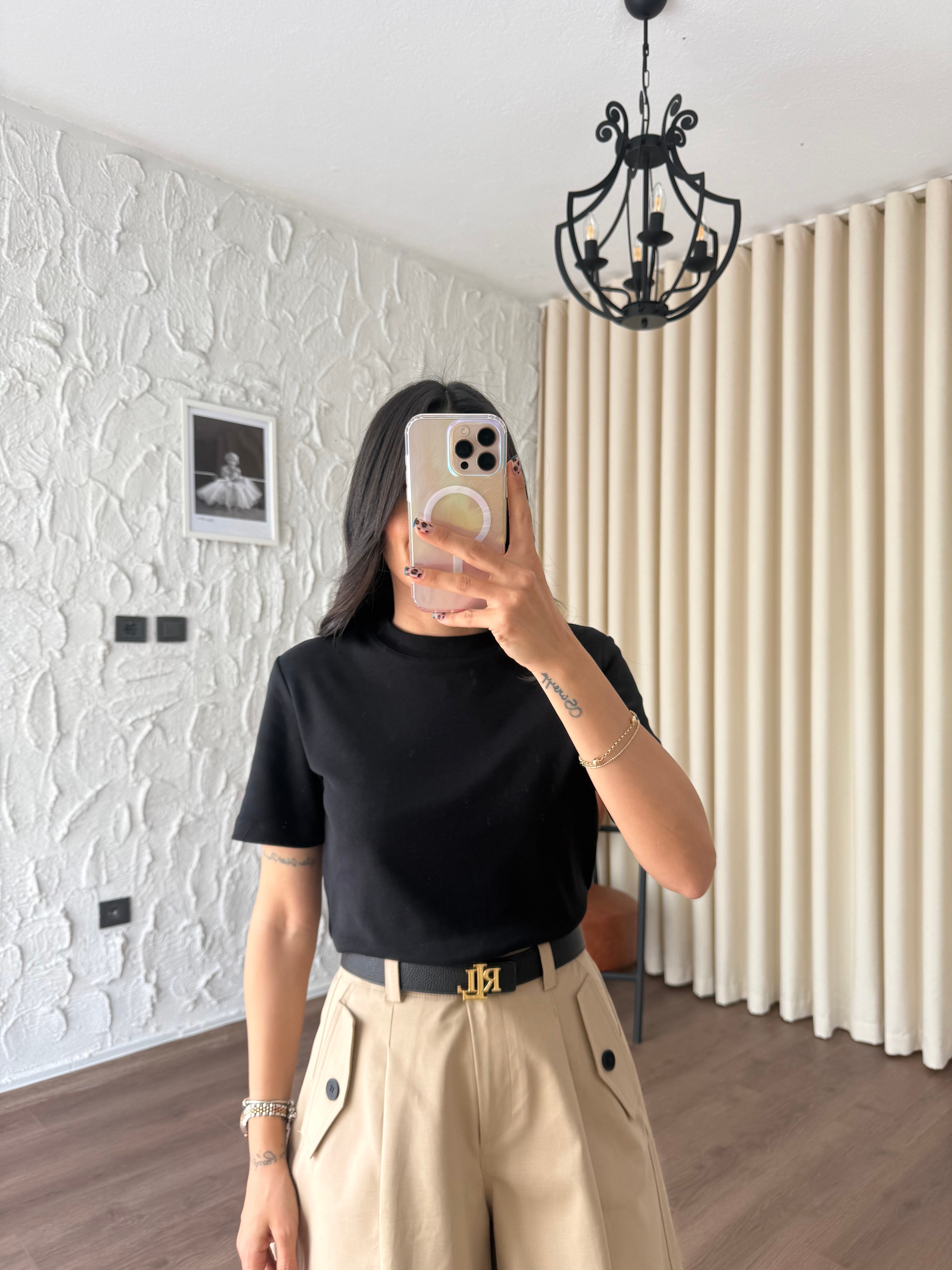 Basic Siyah Tshirt