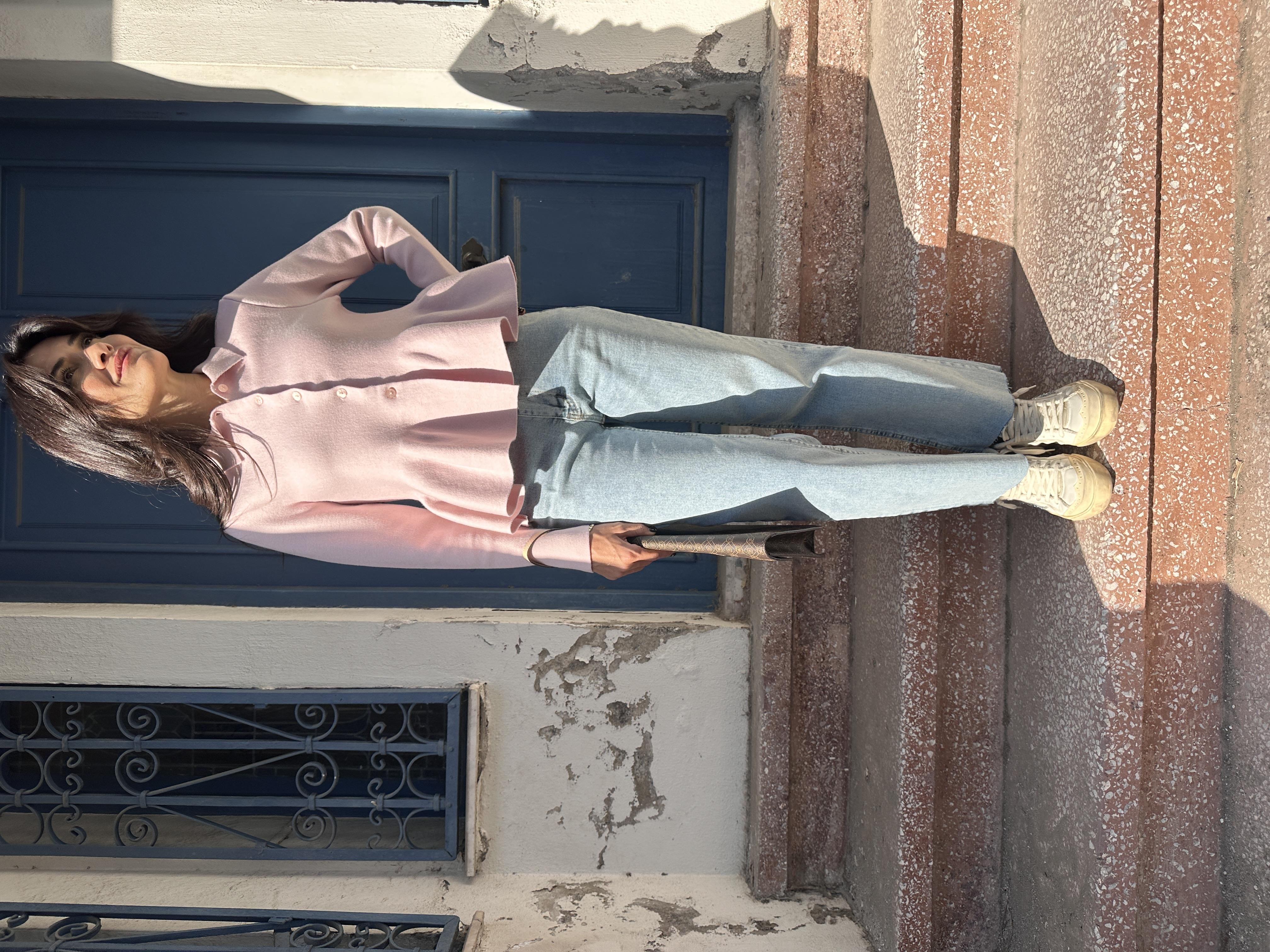 Buz Mavisi Flare Jean Pantolon · 2