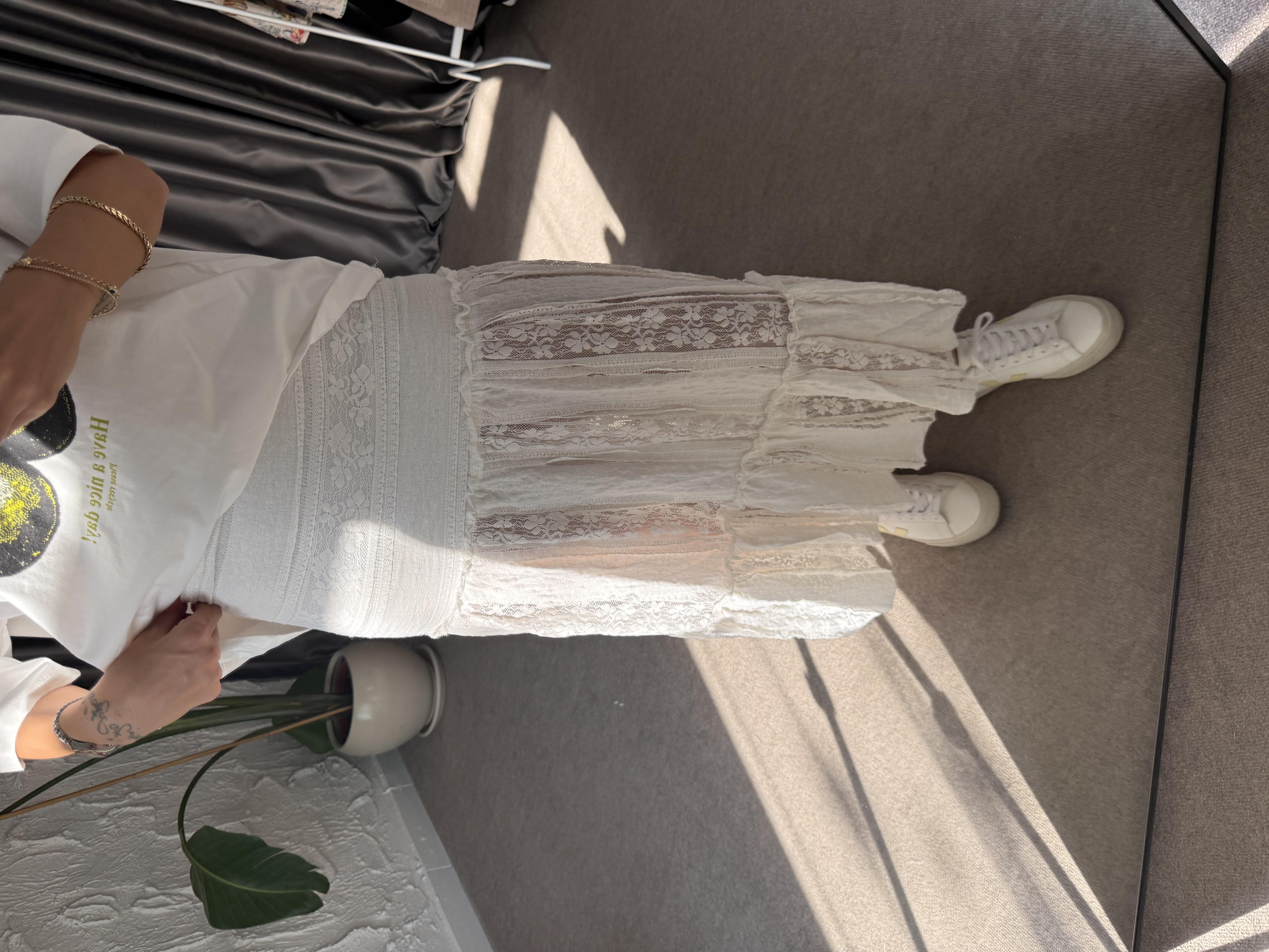 Crisp Dantelli Tül Etek