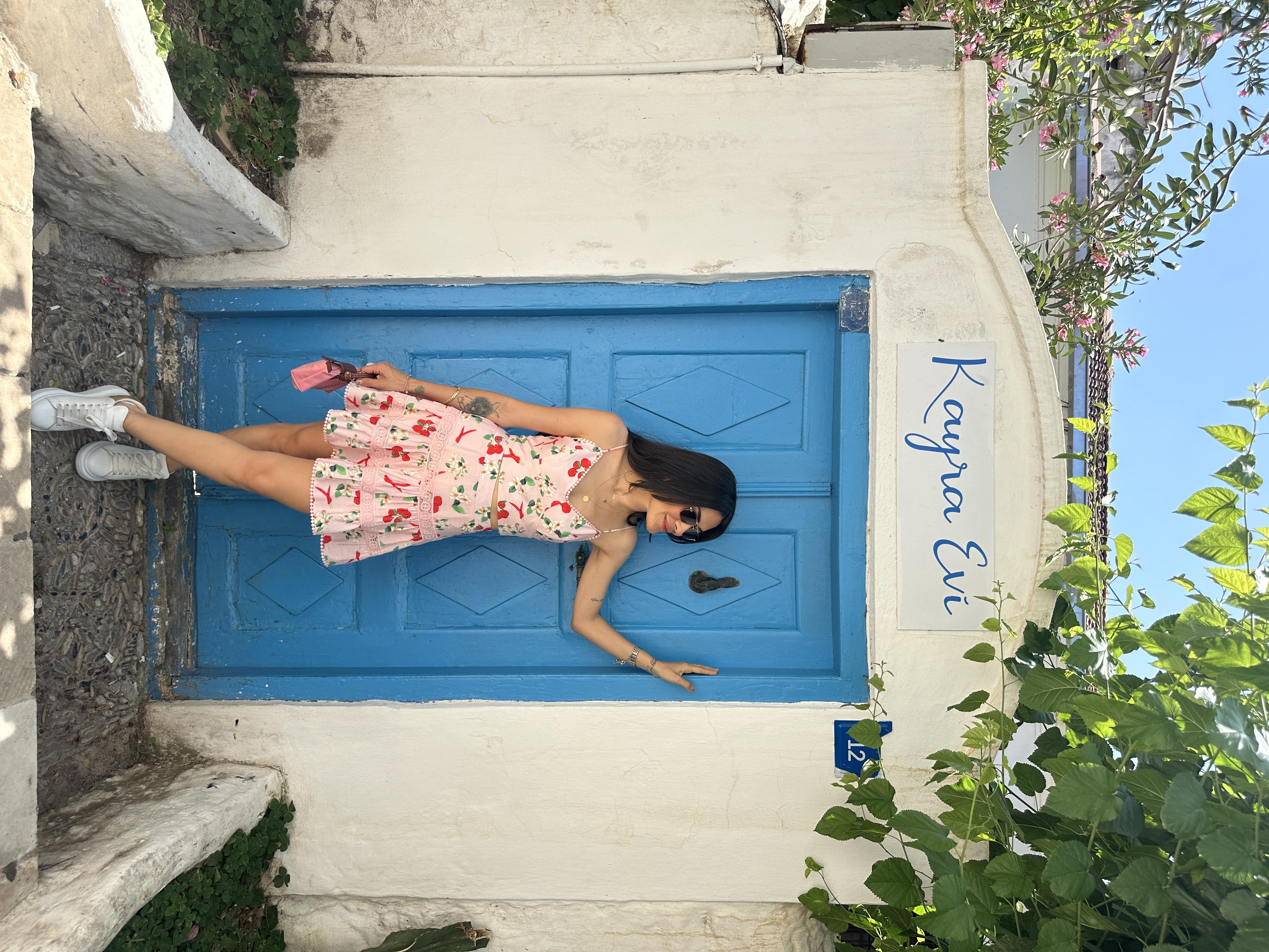 Güpür Detaylı Floral Şort Etek - Bluz · 2
