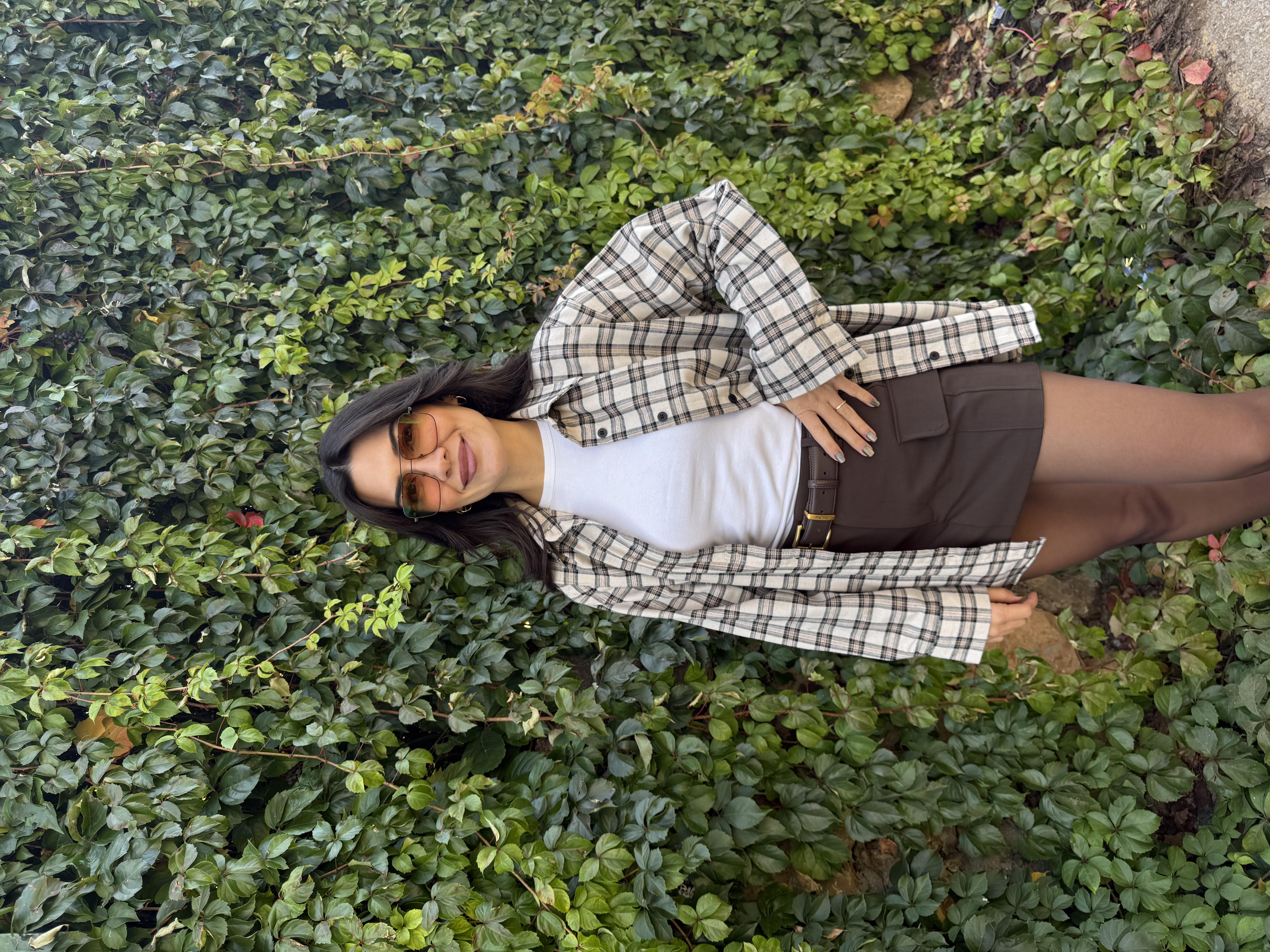 Krem-Siyah Ekoseli Oduncu Gömlek