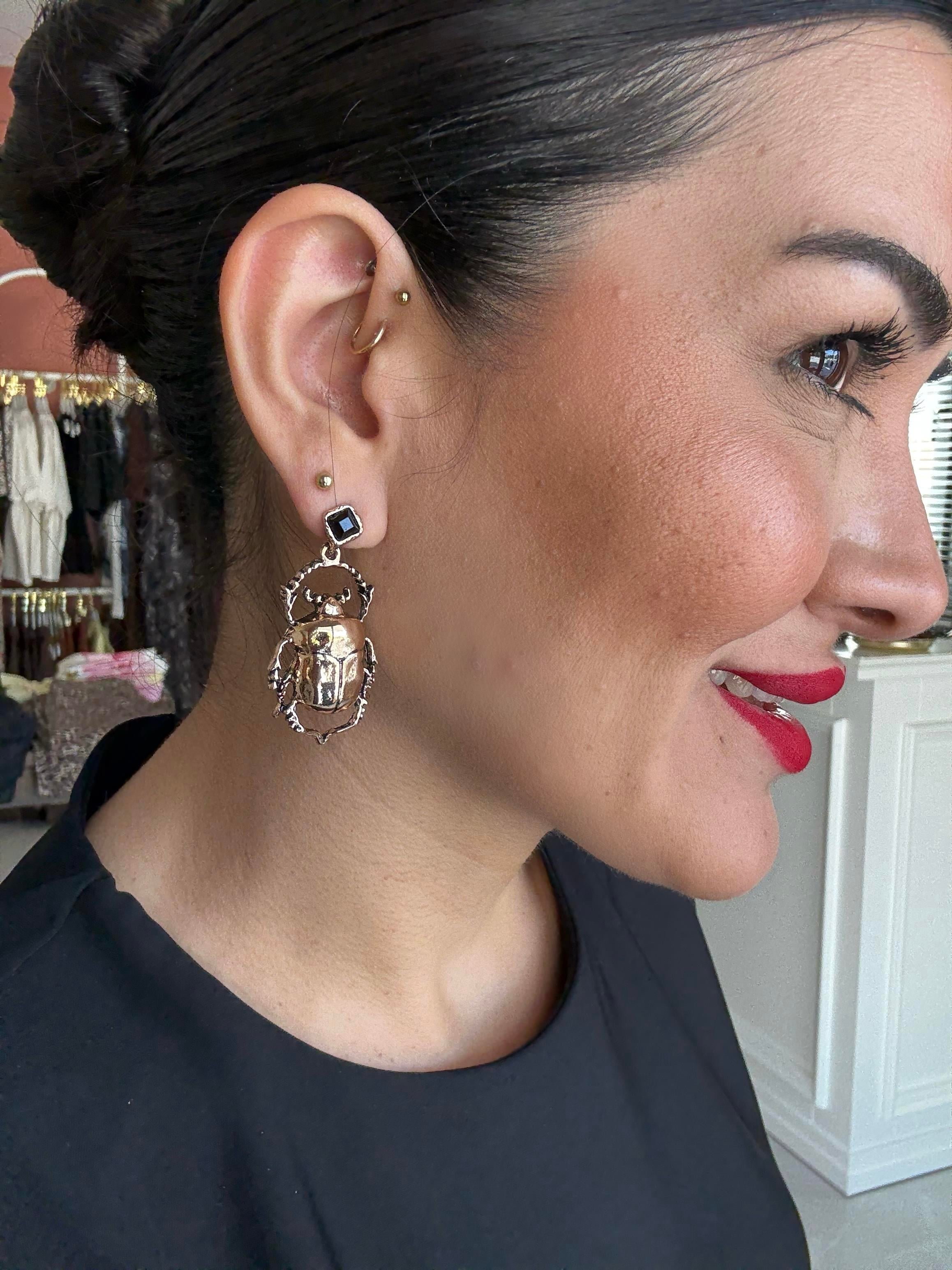 Marka Model Böcek Motif Küpe