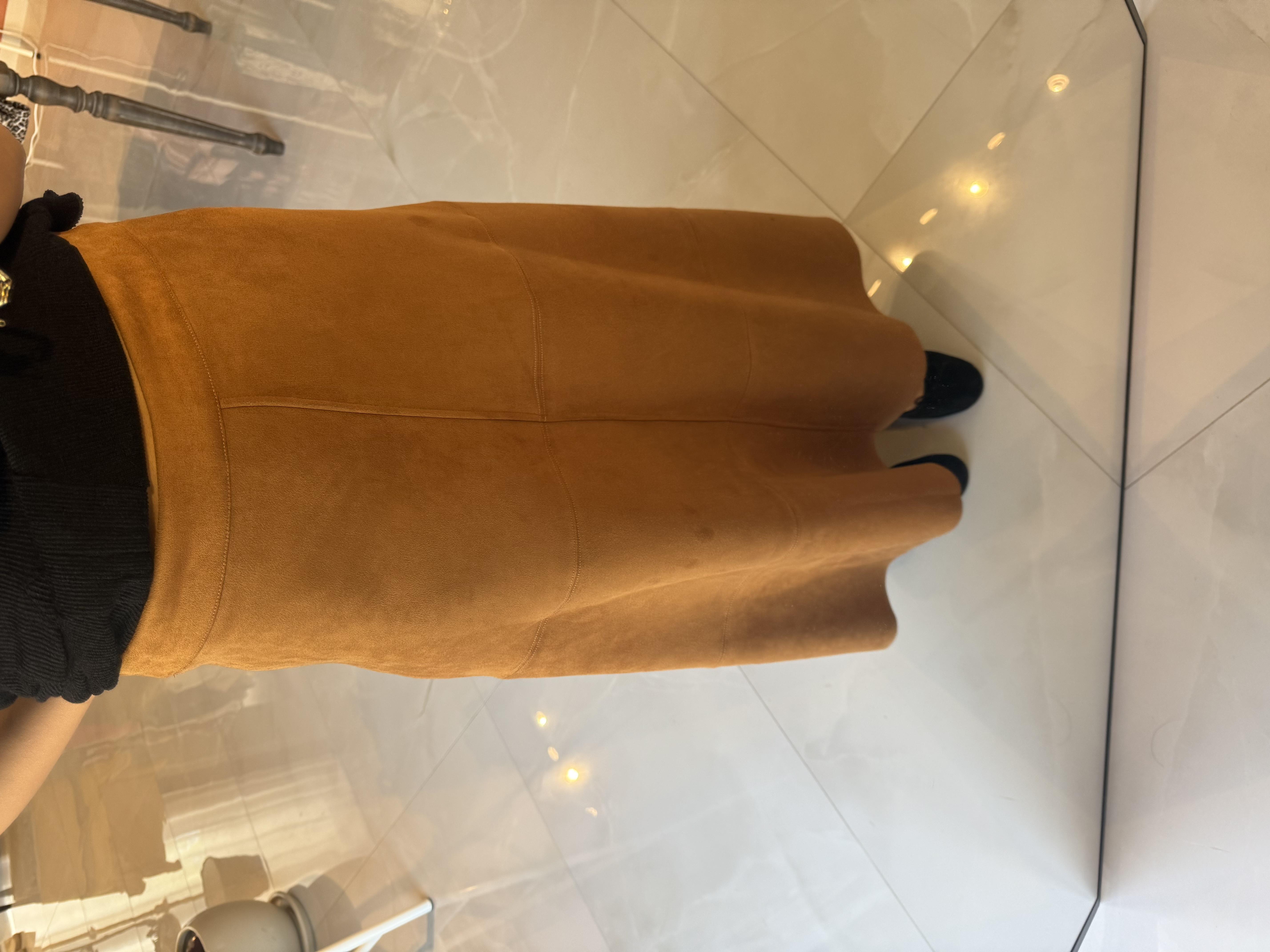 Taba Süet Çan Etek