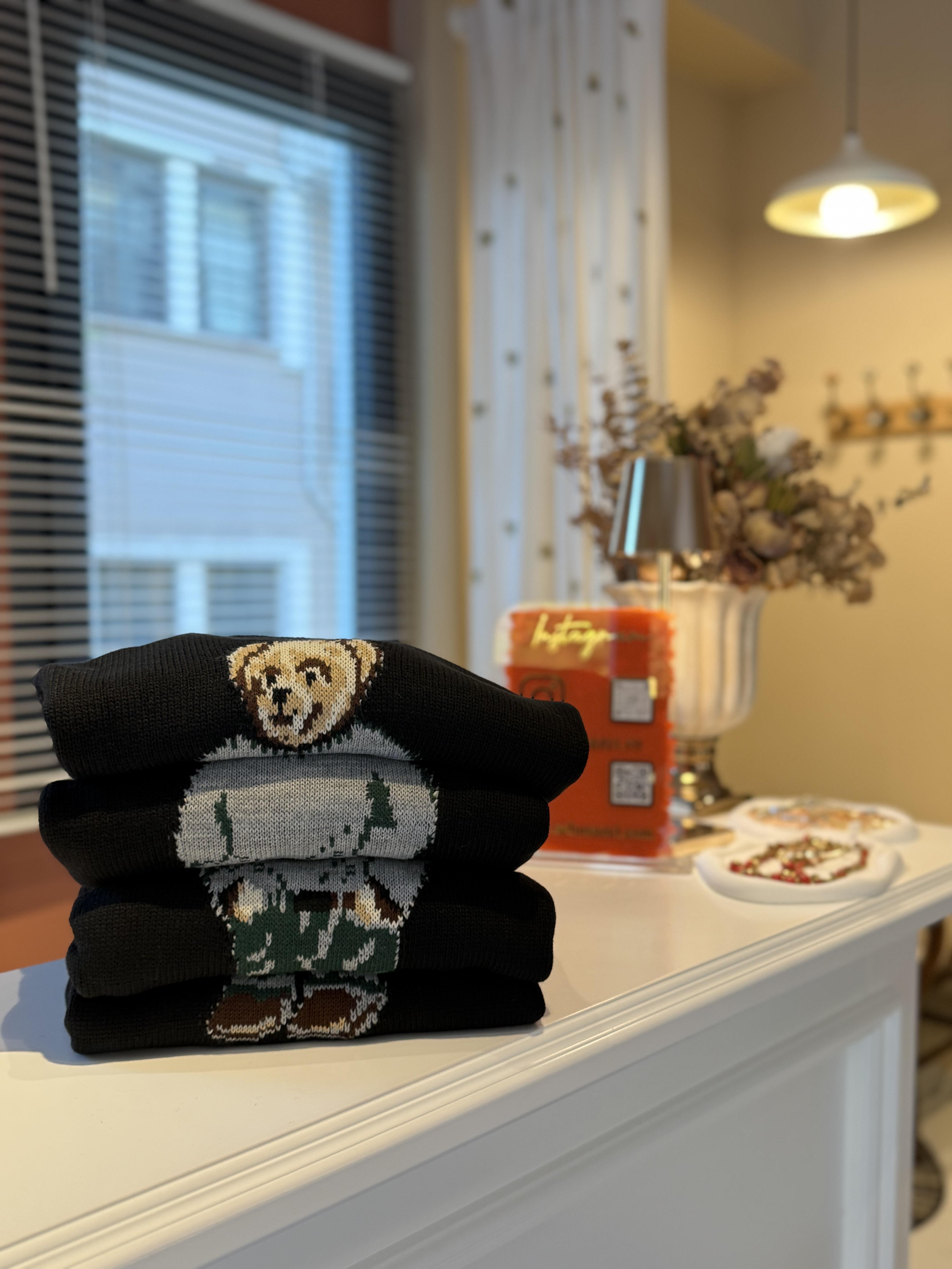 Teddy Bear Siyah Kazak