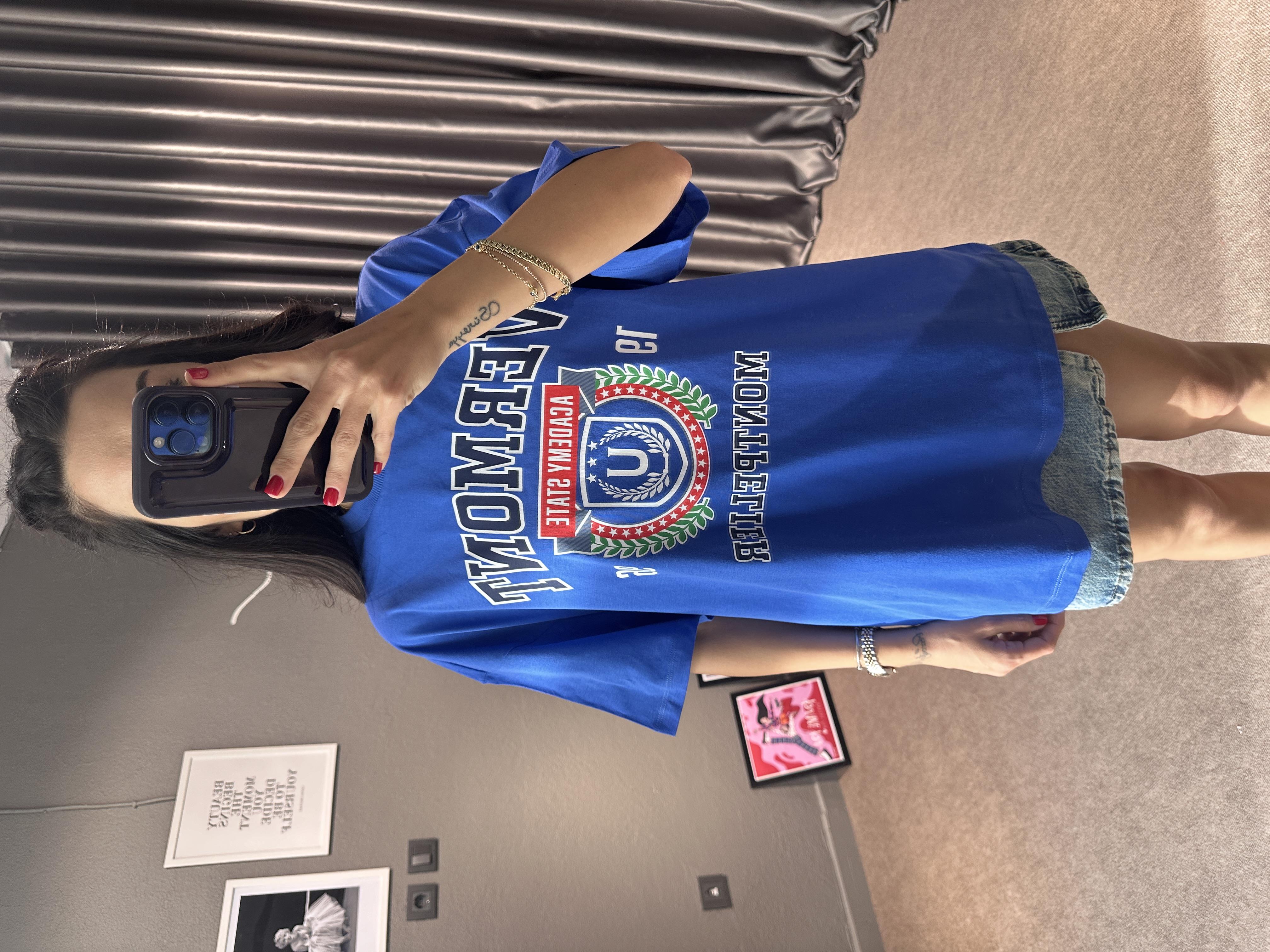 Vermont Mavi Basic T-shirt