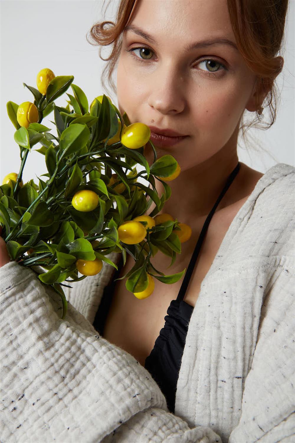 Müslin Bornoz Marble