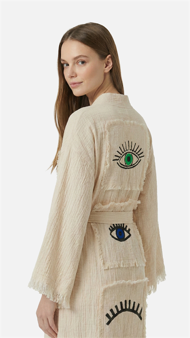 Patchwork Nazar Desenli Kimono