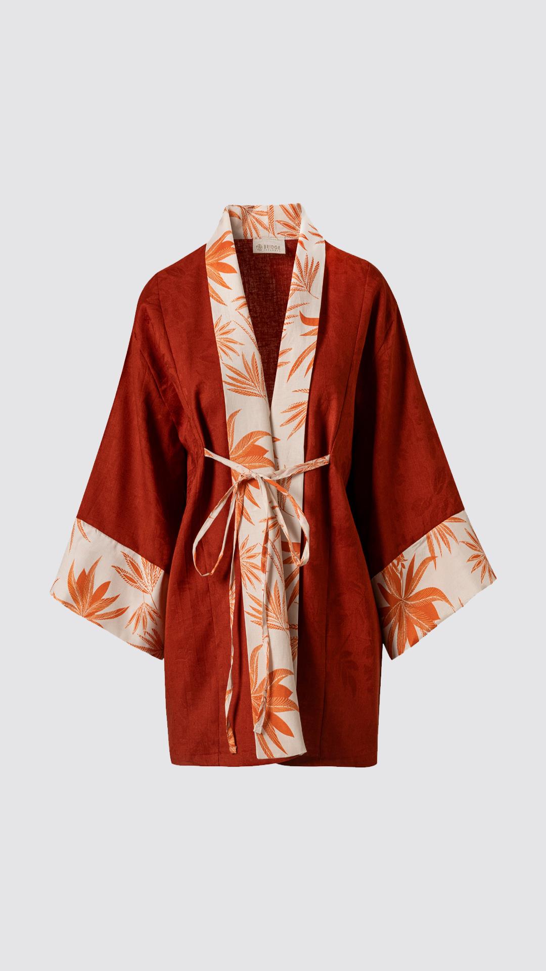 Kiremit Keten Kimono