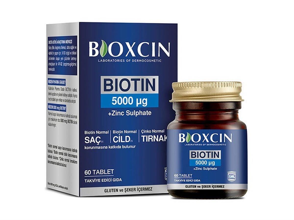 Bioxcin Biotin 5000mcg, 60 Tablets