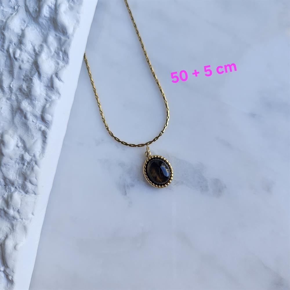 Çelik Kolye 45 CM ZİNCİR