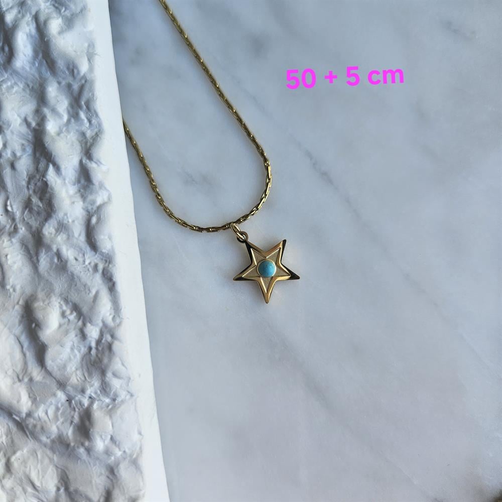 Çelik Kolye 55 CM ZİNCİR