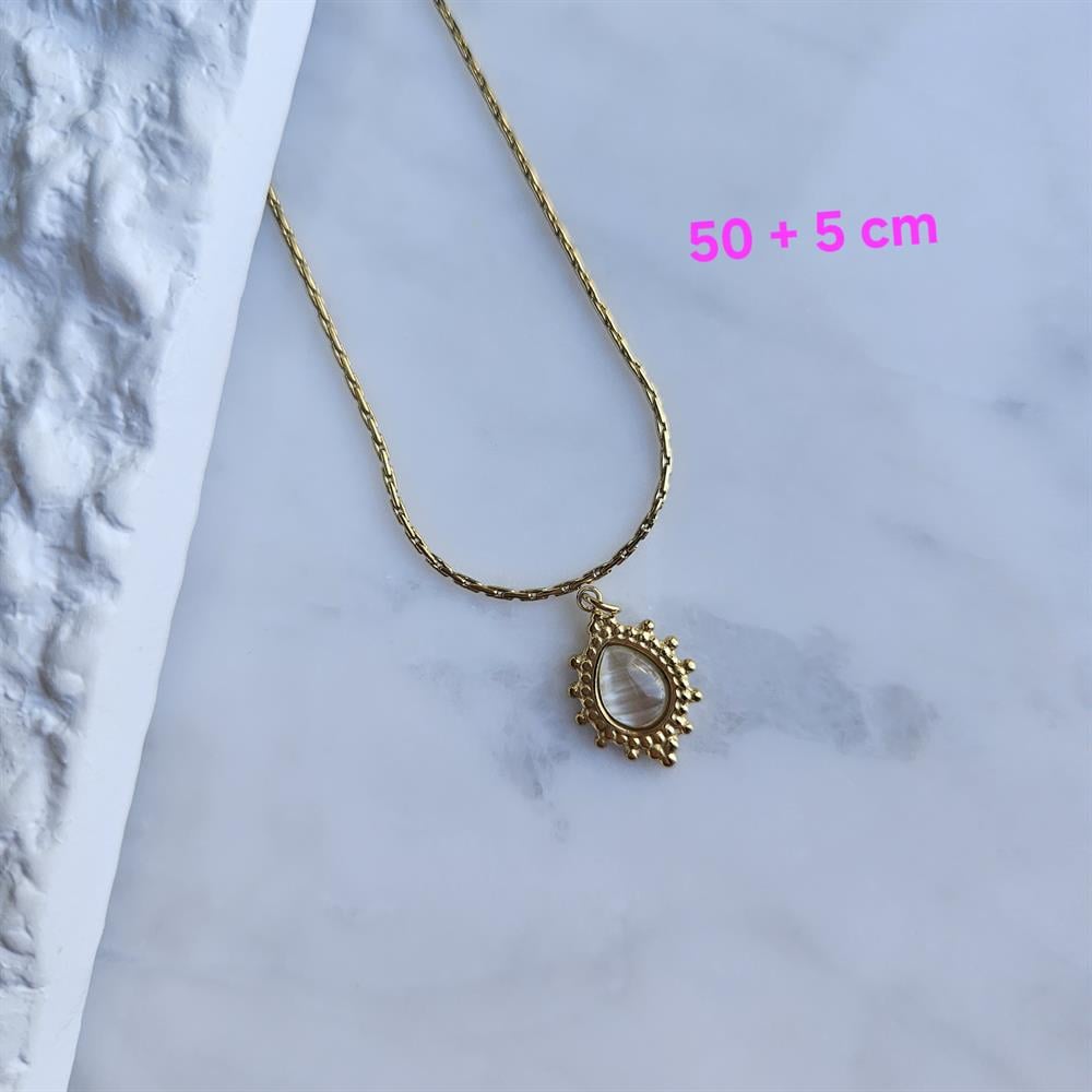 Çelik Kolye 55 CM ZİNCİR