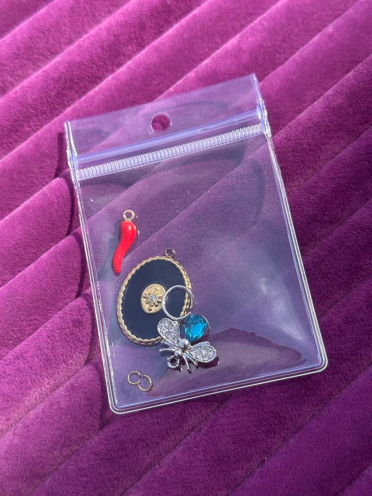 Çelik Kolye Ucu Charm(3'lü)