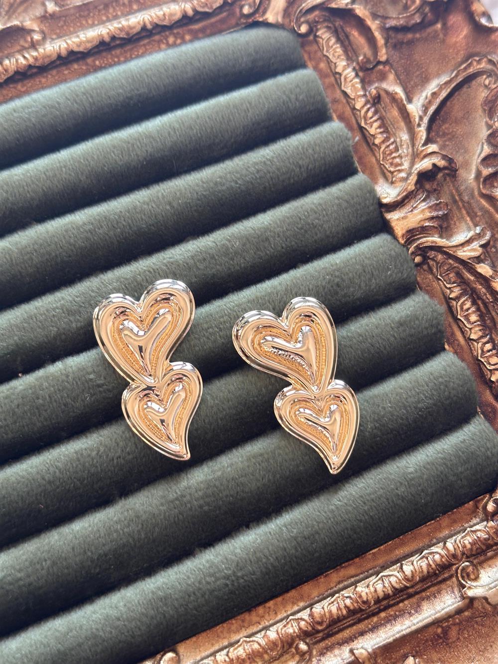 İthal Lux Küpe  Gold
