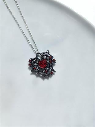 ÇELİK Y2K 2000'S KOLYE black charm