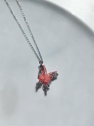 ÇELİK Y2K 2000'S KOLYE black charm